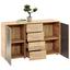 Kommode Uno - Eichefarben/Grau, MODERN, Holzwerkstoff (140/80/40cm) Kommode Uno - Eichefarben/Grau, MODERN, Holzwerkstoff (140/80/40cm)