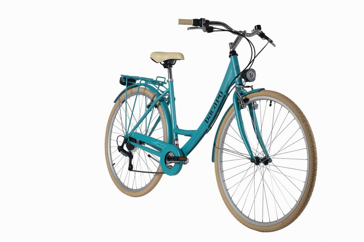 Damenfahrrad 28'' DaCapo Toscana türkis - Türkis, Basics, Metall (25/140/60cm)