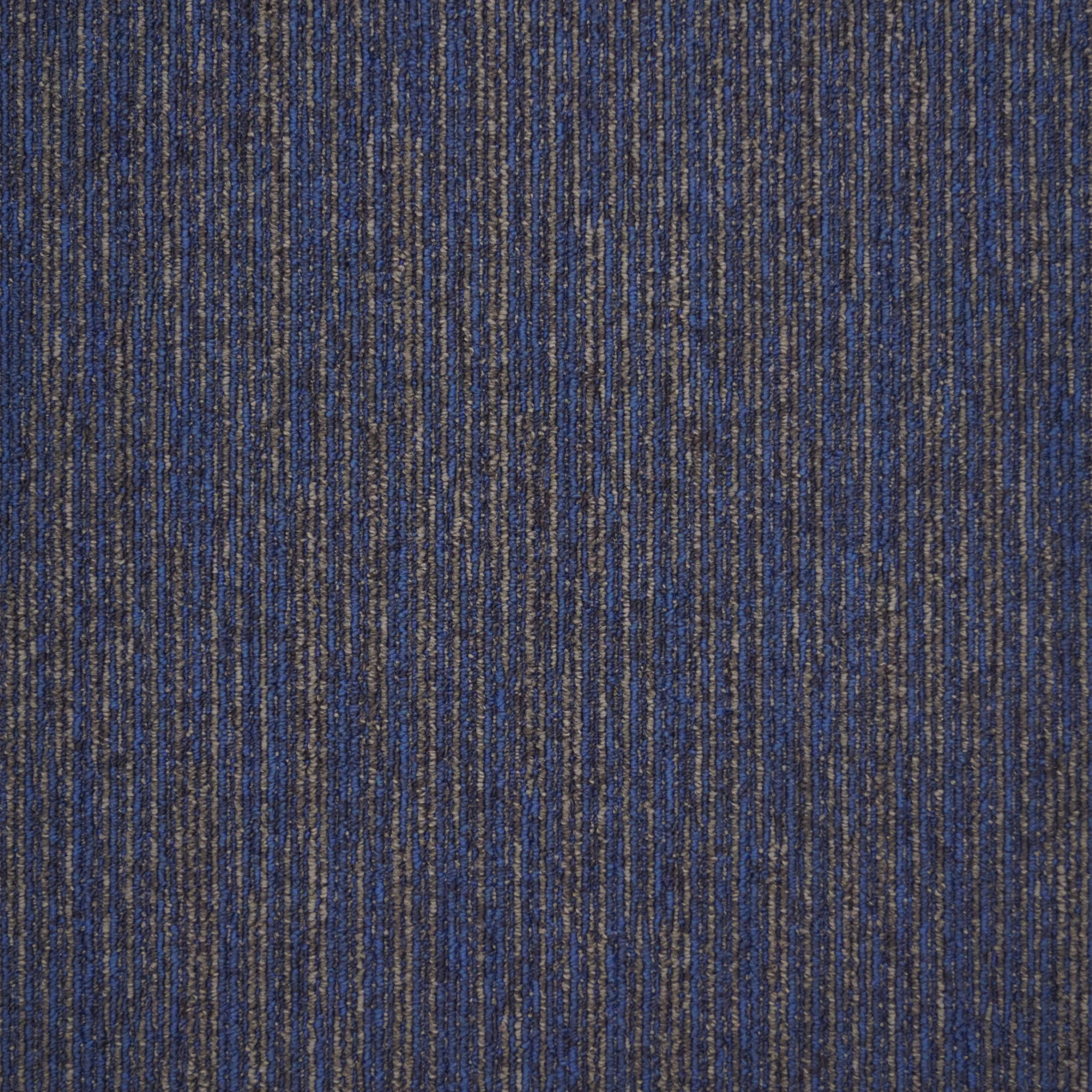 Teppichfliese Blau/Grau Ambition 50x50 cm Florhöhe 3mm - Blau/Grau, Basics, Textil (50/50cm)