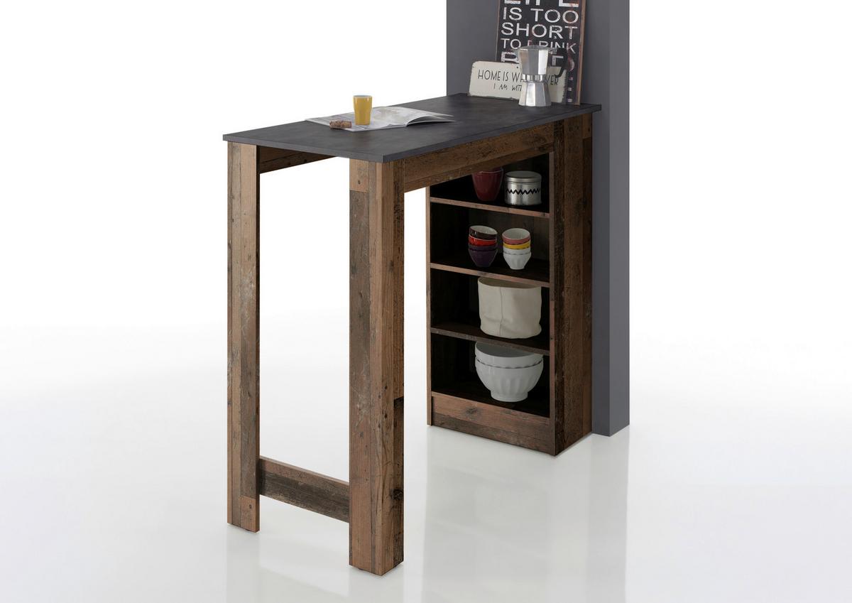 Bárasztal Mojito 83-694-v5 83-694-V5 - barna/szürke, Konventionell, faalapú anyag (115/50/103cm)