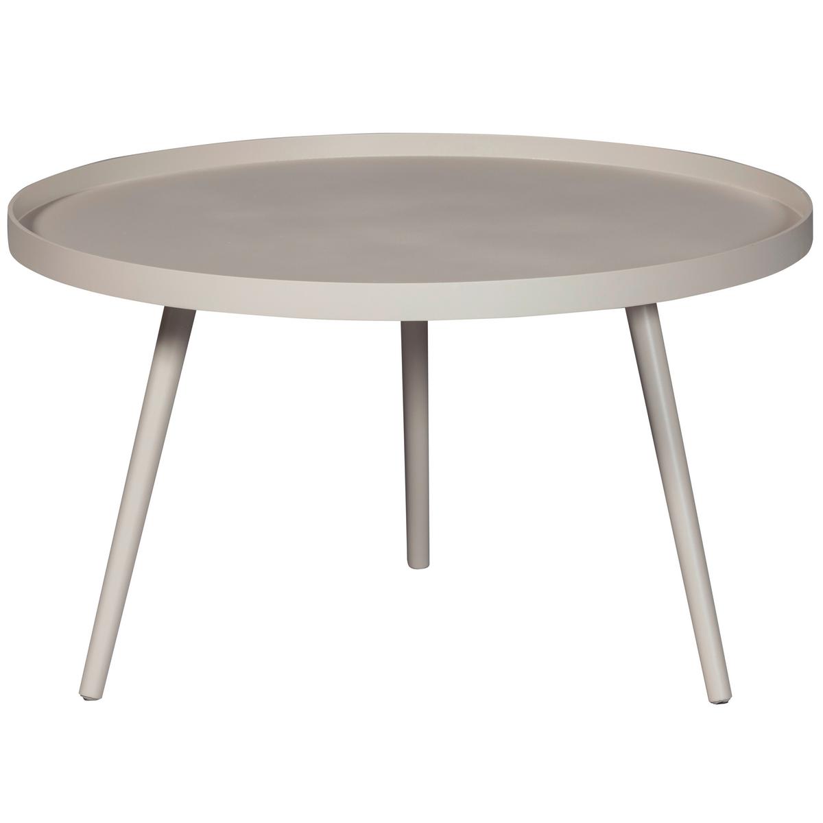 Beistelltisch Mesa Sandfarben L: 78 cm - Sandfarben, Design, Holz/Holzwerkstoff (78/78/39cm) - Livetastic