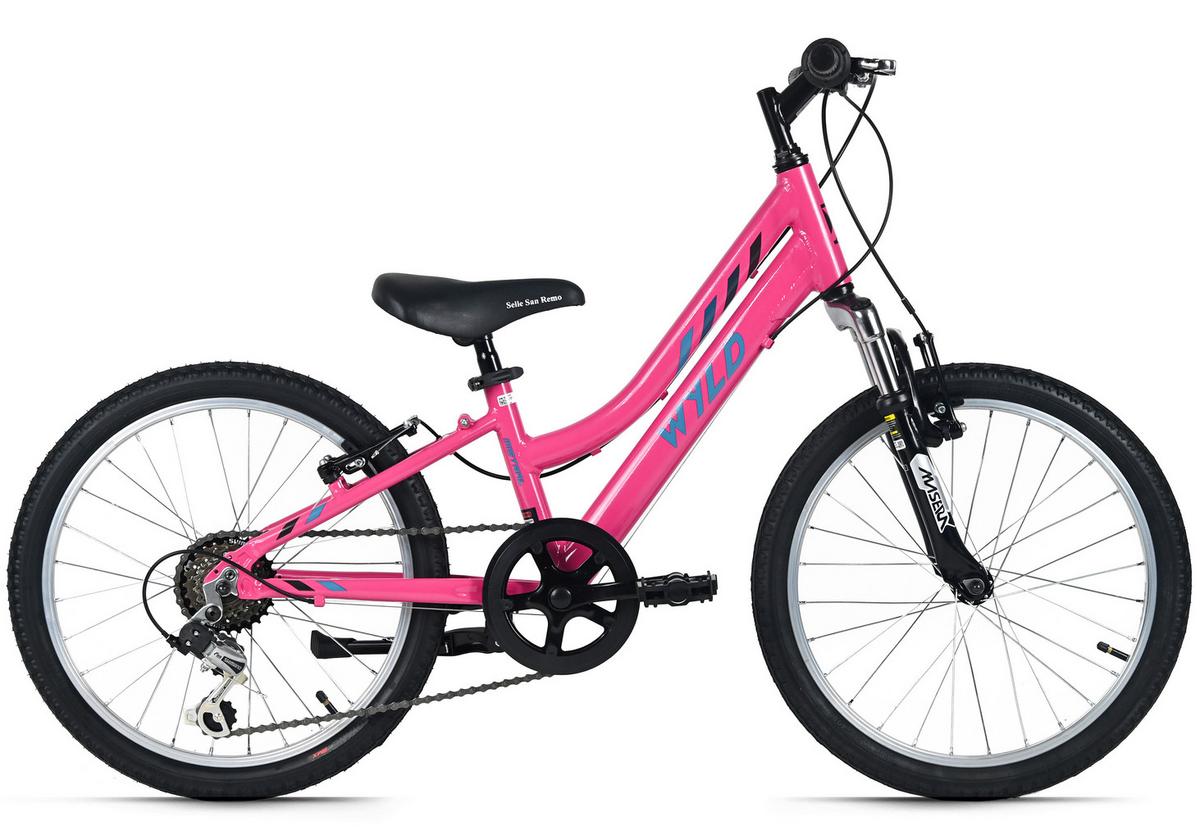 Kinderfahrrad 20'' Pink - Pink, Basics, Metall (25/140/60cm)