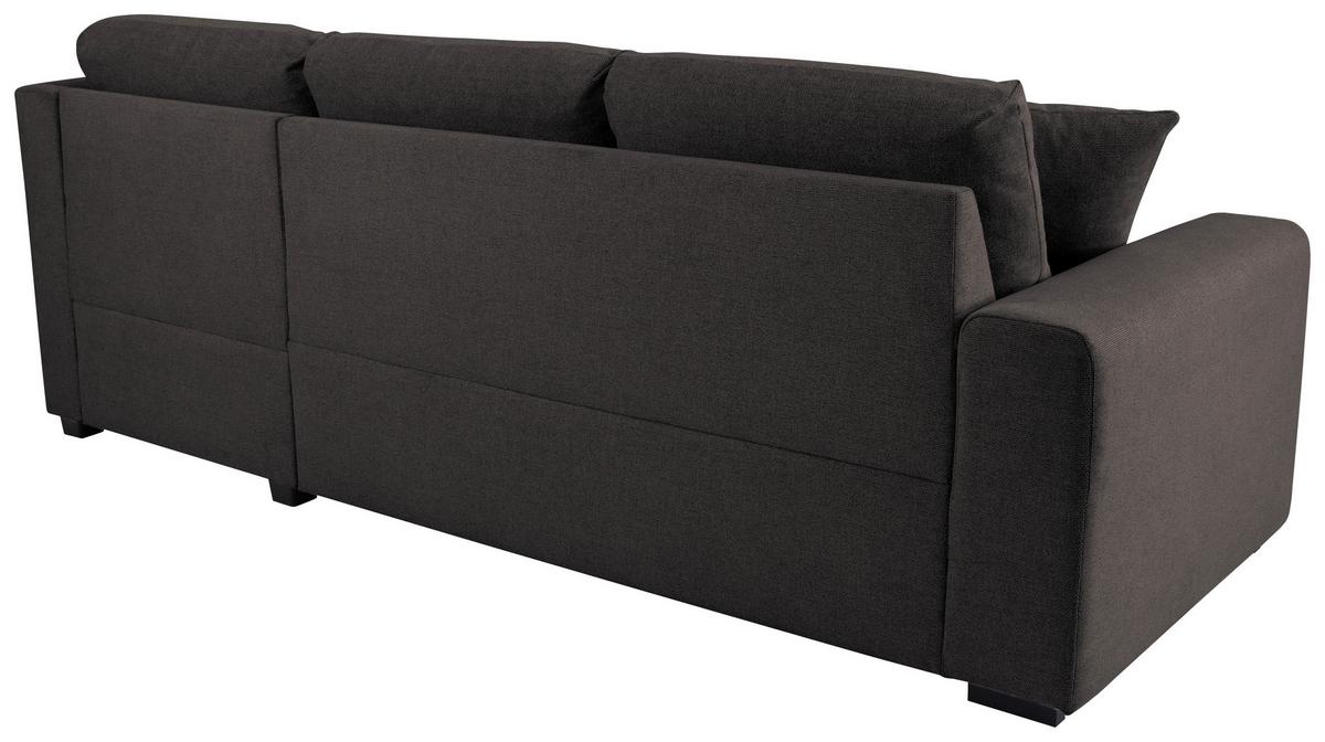 Ecksofa Lukas Dunkelbraun S: 239x158 Cm - Dunkelbraun, Trend, Textil (239/158cm)