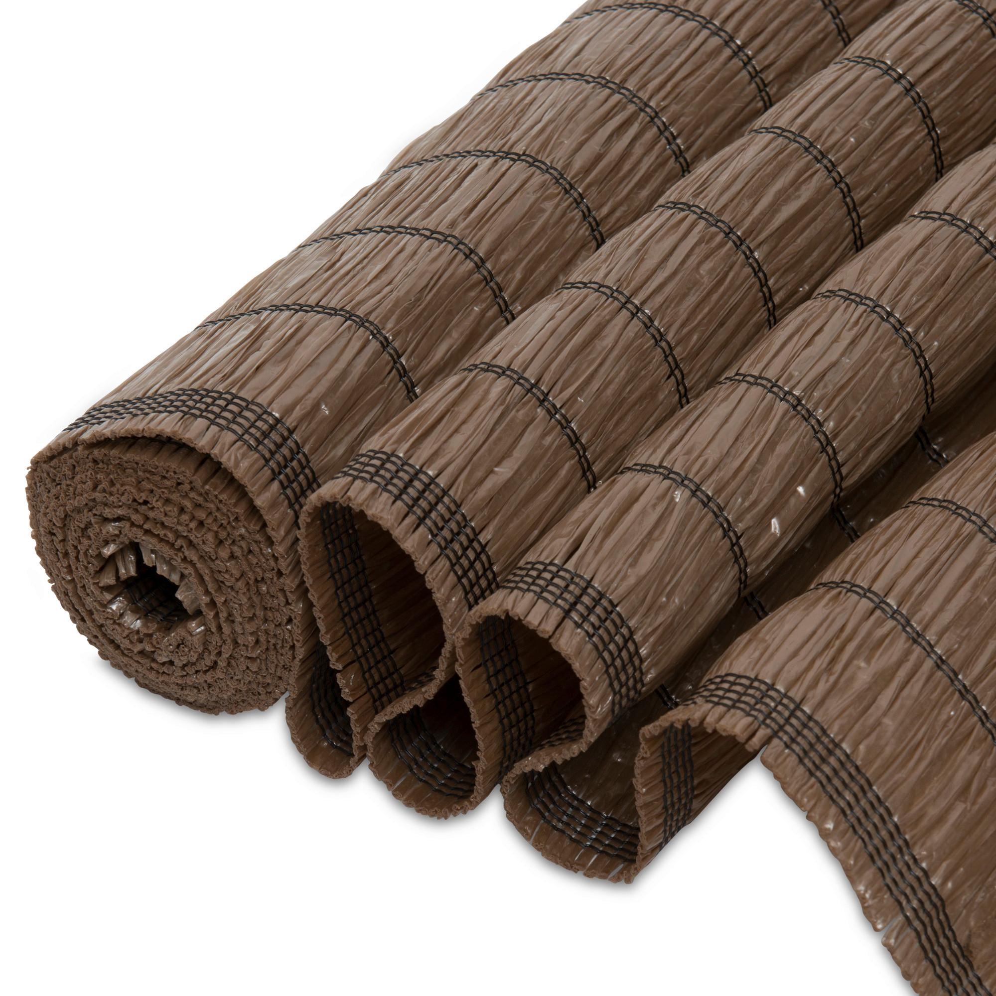 Sichtschutz Raffia Braun 150x300 cm - Braun, Basics, Kunststoff (150/300cm)