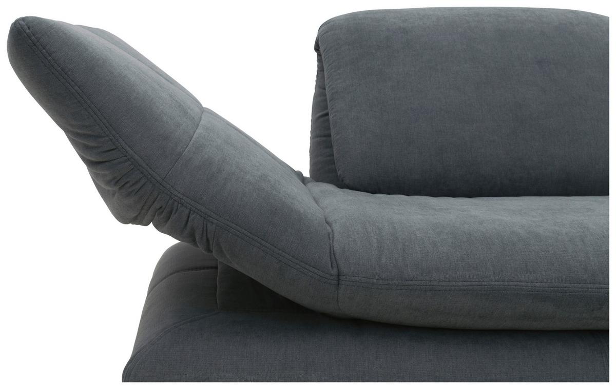 Sessel Looks Xiii - Dunkelgrau/Schwarz, Design, Textil (139 (197)/83 (110)/98cm) - LOOKS by W.Joop