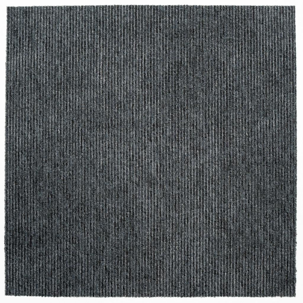 Teppichfliese Anthrazit Marmaris 50x50 cm Florhöhe 3mm