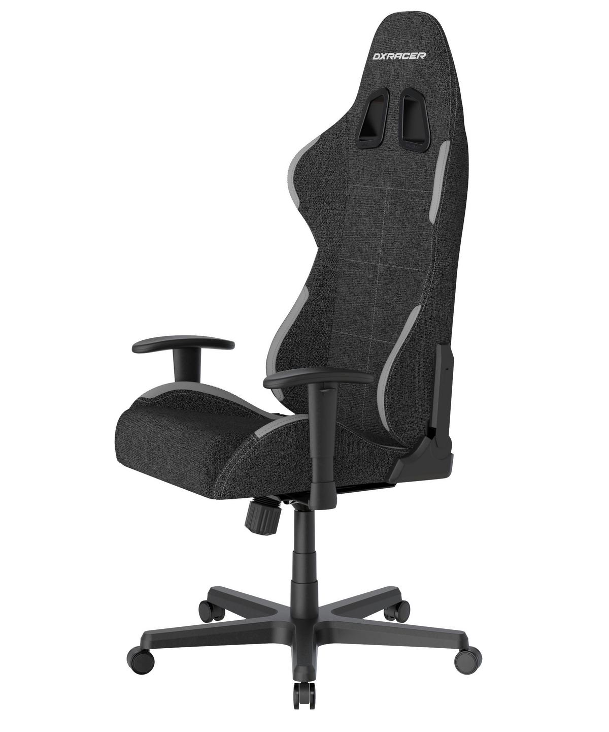 Gamingstuhl Formula Grau/Schwarz B: 70cm - Schwarz/Grau, KONVENTIONELL, Kunststoff/Textil (70/129/70cm) - Dxracer