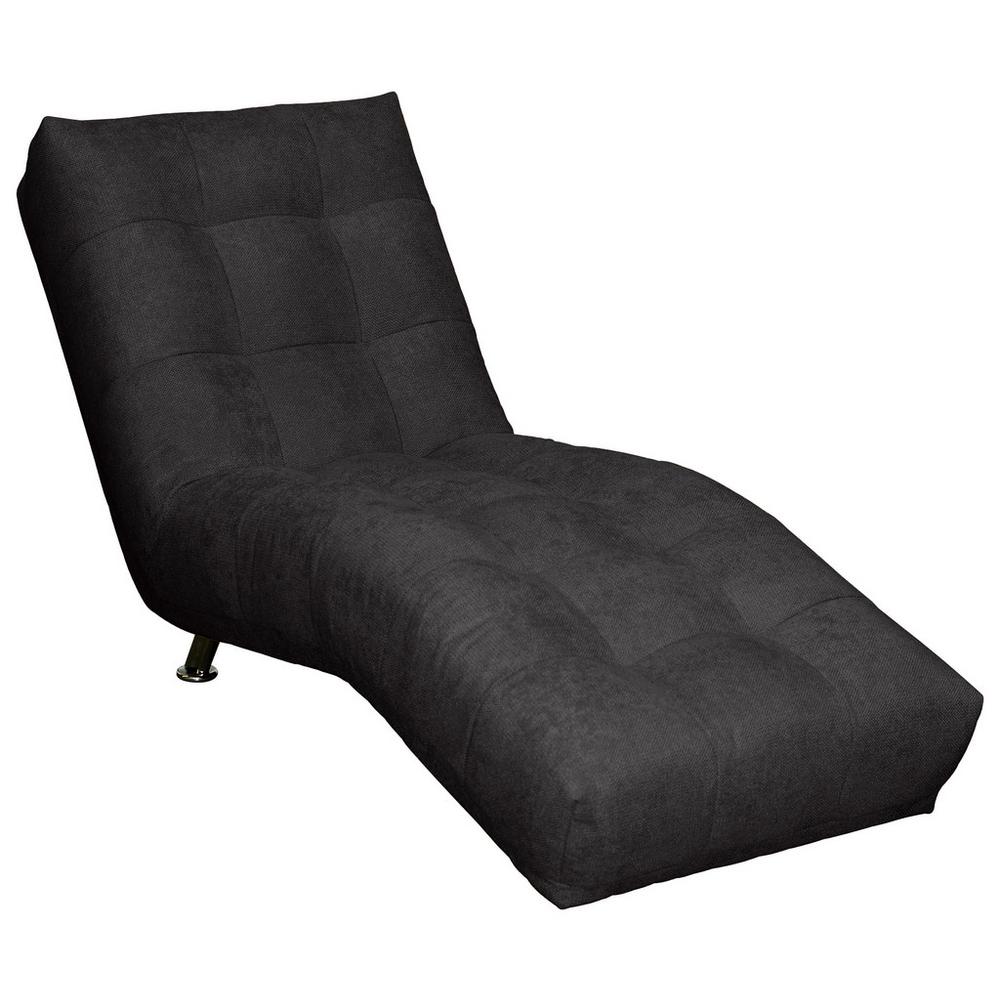 Relaxačné ležadlo Isabella, čierne