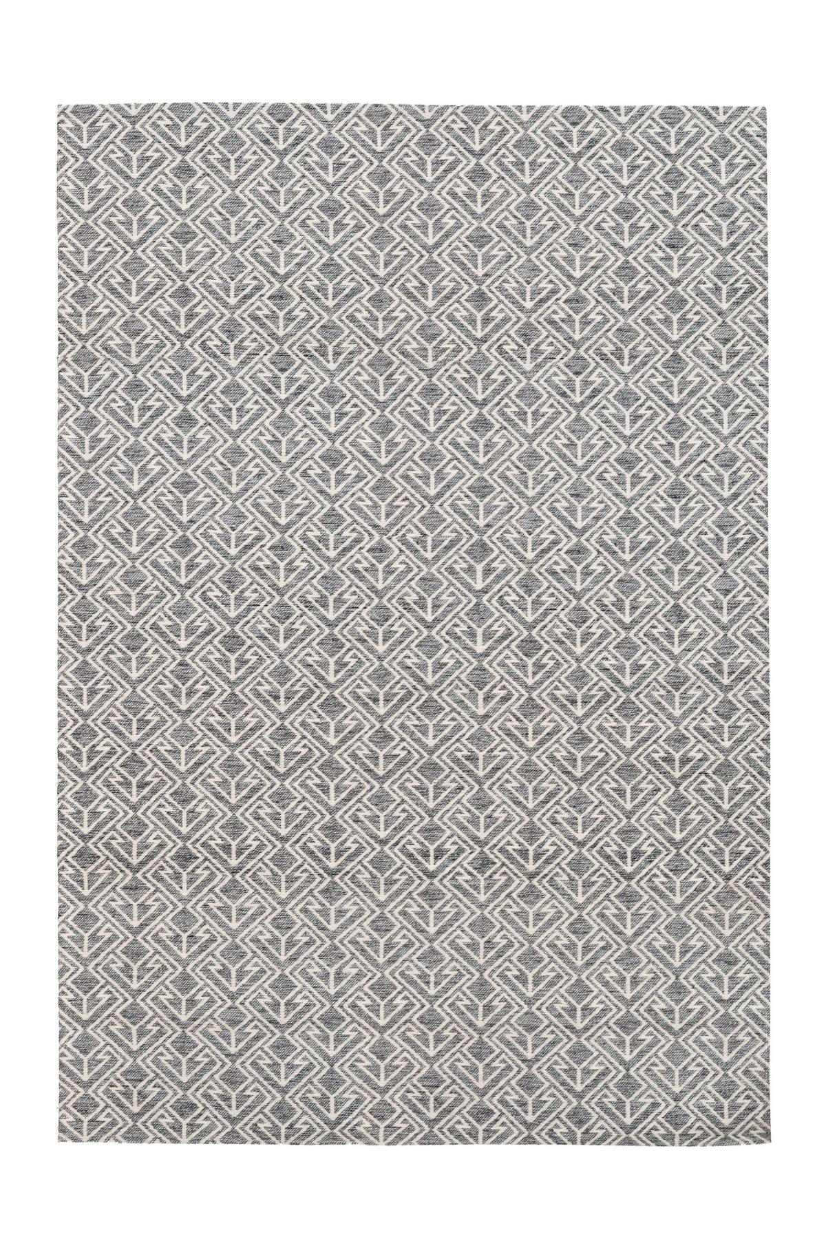 Webteppich Creme/grau Yoga 200x290 Cm - Creme/Grau, Trend, Textil (200/290cm) - Kayoom