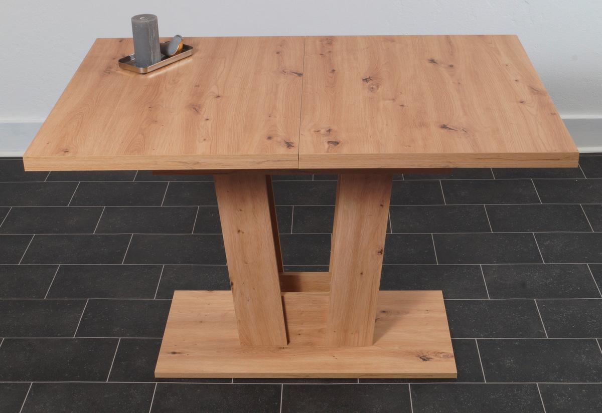 Eckbankgruppe Duisburg Vaduar Titanic Grau/eiche D. B: 125cm - Eiche Artisan/Grau, KONVENTIONELL, Holz/Holzwerkstoff (125/89/165cm) - MID.YOU