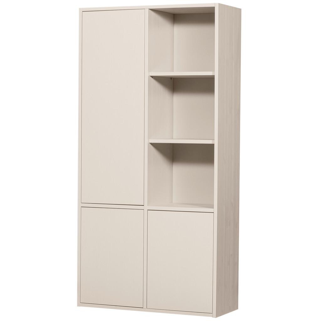 MEHRZWECKSCHRANK Merel Grauweiß B: 100 cm