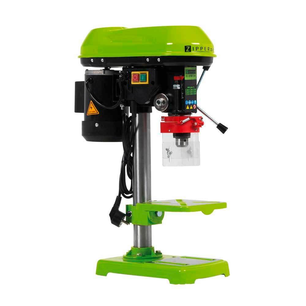 Ständerbohrmaschine Zi-stb13t 400 W, 2700 U/min - Grün, Basics, Metall (42/59,7/22,5cm) - Zipper