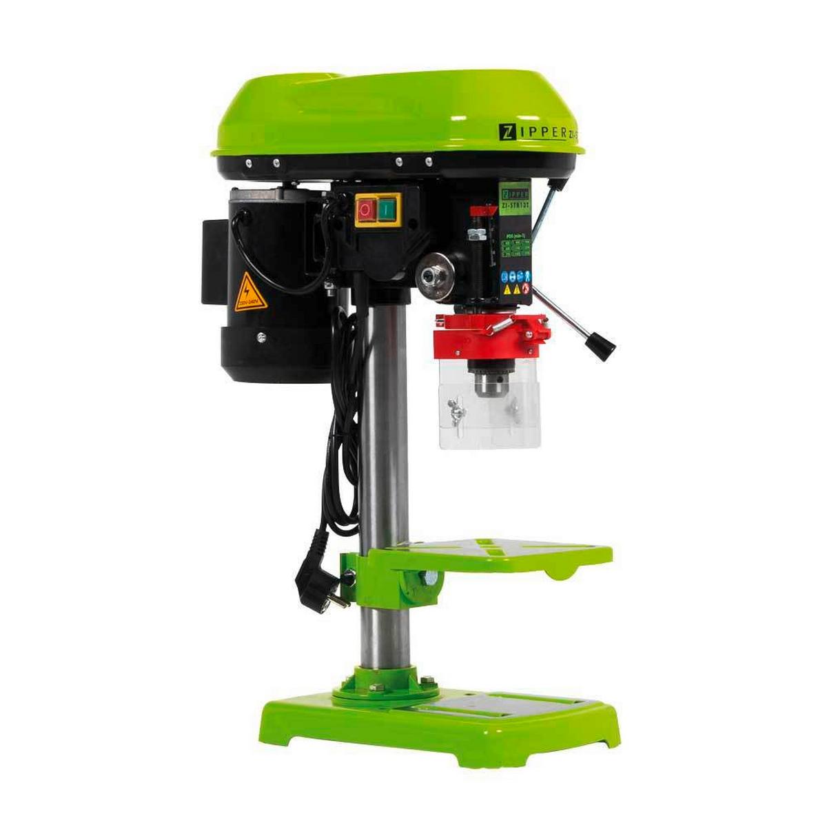 Ständerbohrmaschine Zi-stb13t 400 W, 2700 U/min - Grün, Basics, Metall (42/59,7/22,5cm) - Zipper