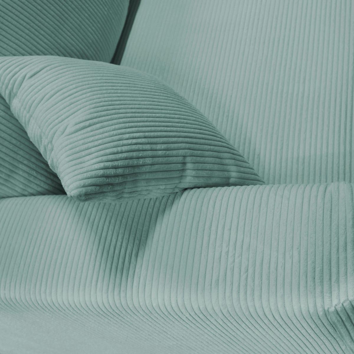 Schlafsofa Ralf Hellblau B: 232 cm - Silberfarben/Hellblau, Design, Textil (232/88/105cm) - MID.YOU