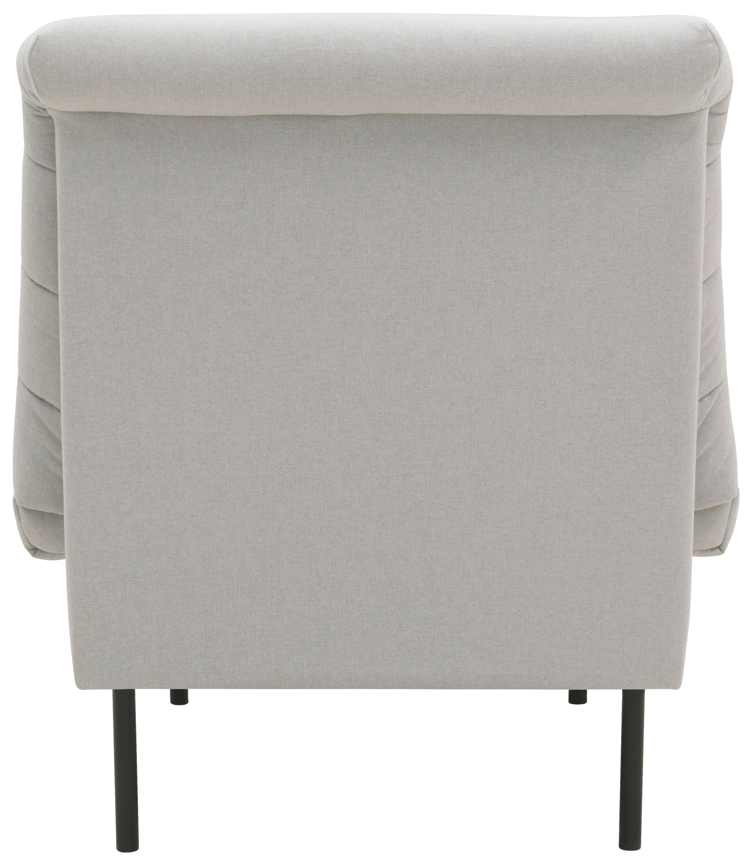 Sessel Looks Ix - Silberfarben/Schwarz, Design, Textil (72/92/103cm) - LOOKS by W.Joop
