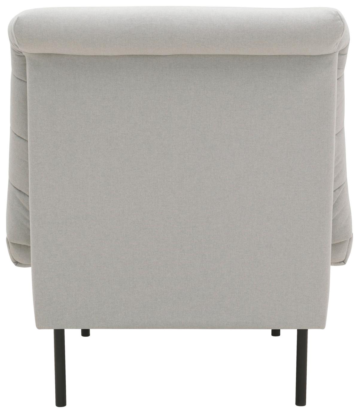Sessel Looks Ix - Silberfarben/Schwarz, Design, Textil (72/92/103cm) - LOOKS by W.Joop