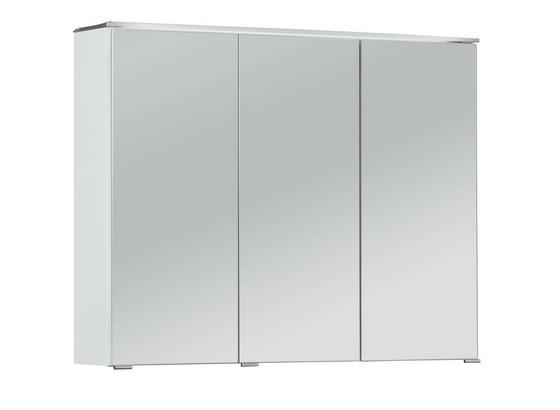Spiegelschrank mit Led + Türendämpfer B: 90cm Weiß - Weiß, MODERN, Glas/Holzwerkstoff (90/72/18cm) Spiegelschrank mit Led + Türendämpfer B: 90cm Weiß - Weiß, MODERN, Glas/Holzwerkstoff (90/72/18cm)