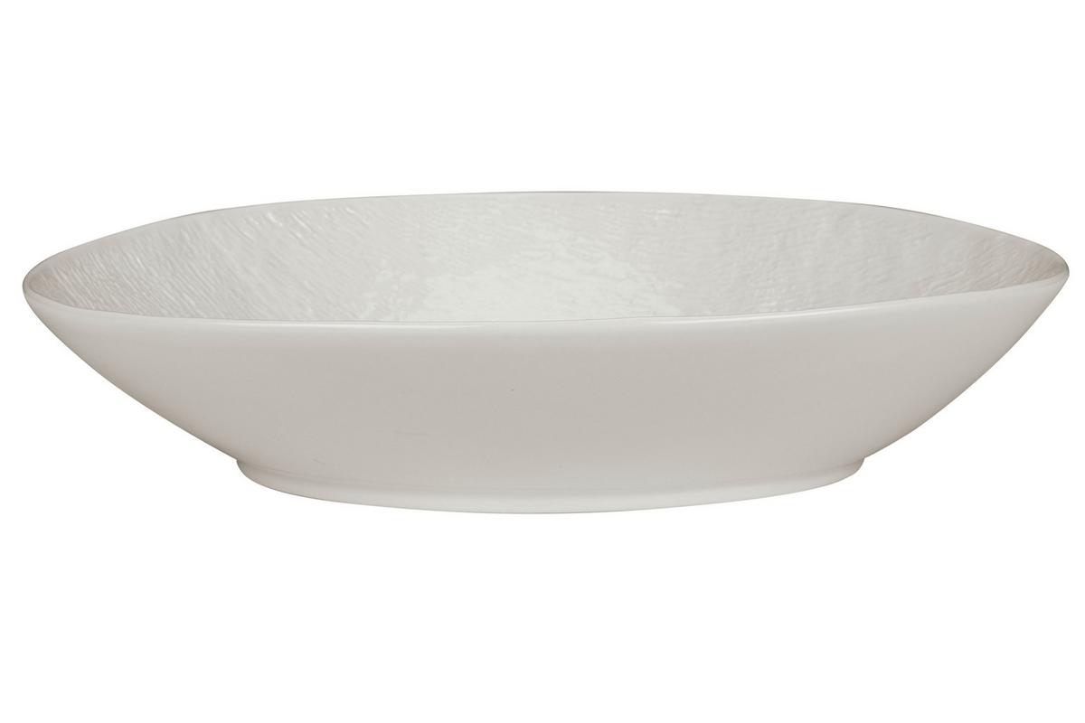 TANIER NA CESTOVINY HARUKI - biela, Modern, keramika (30,9/27,8/5,8cm) - Mömax