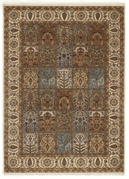 Orientalischer Webteppich Braun/Creme Sarang 140x200 cm - Creme/Braun, Basics, Textil (140/200cm) - Cazaris