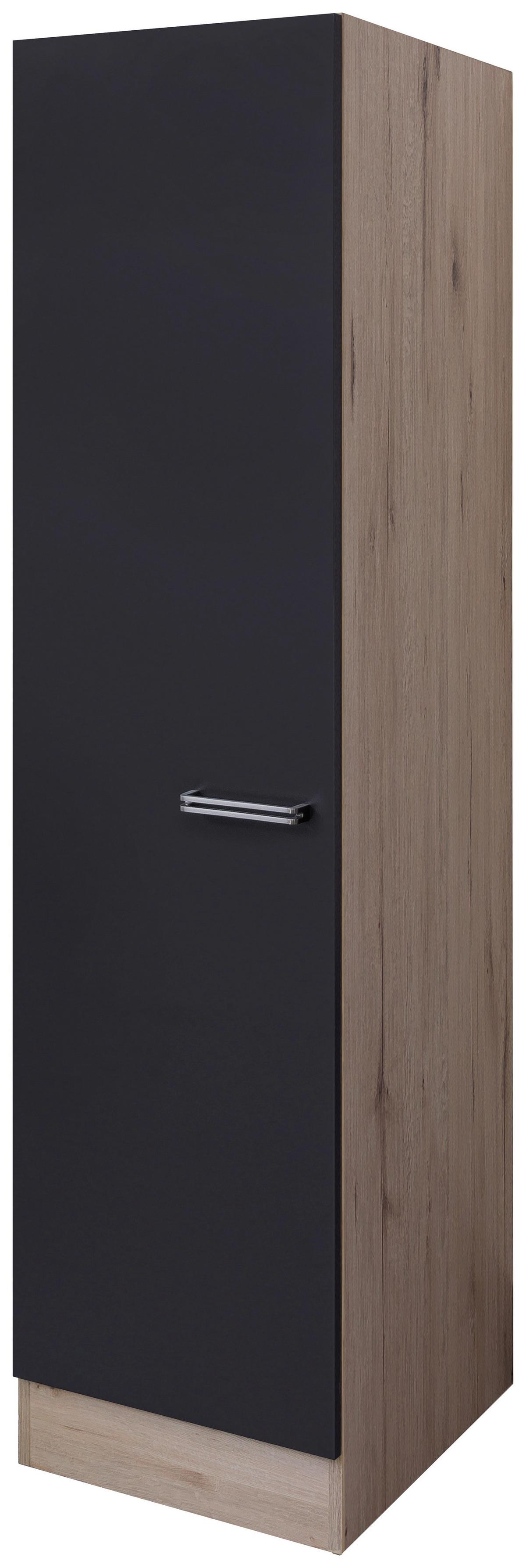 SKŘÍŇKA NA NÁDOBÍ MILANO - barvy dubu/antracitová, Moderní, kov/kompozitní dřevo (50/200/57cm)