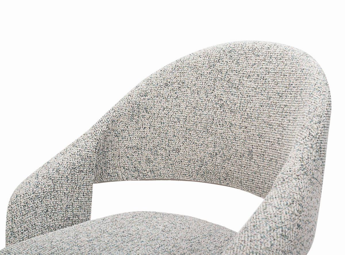 OTOČNÁ ŽIDLE PERAMA -TREND- - pastelově zelená/barvy nerez oceli, Moderní, kov/textil (61/83/61cm) - Mömax