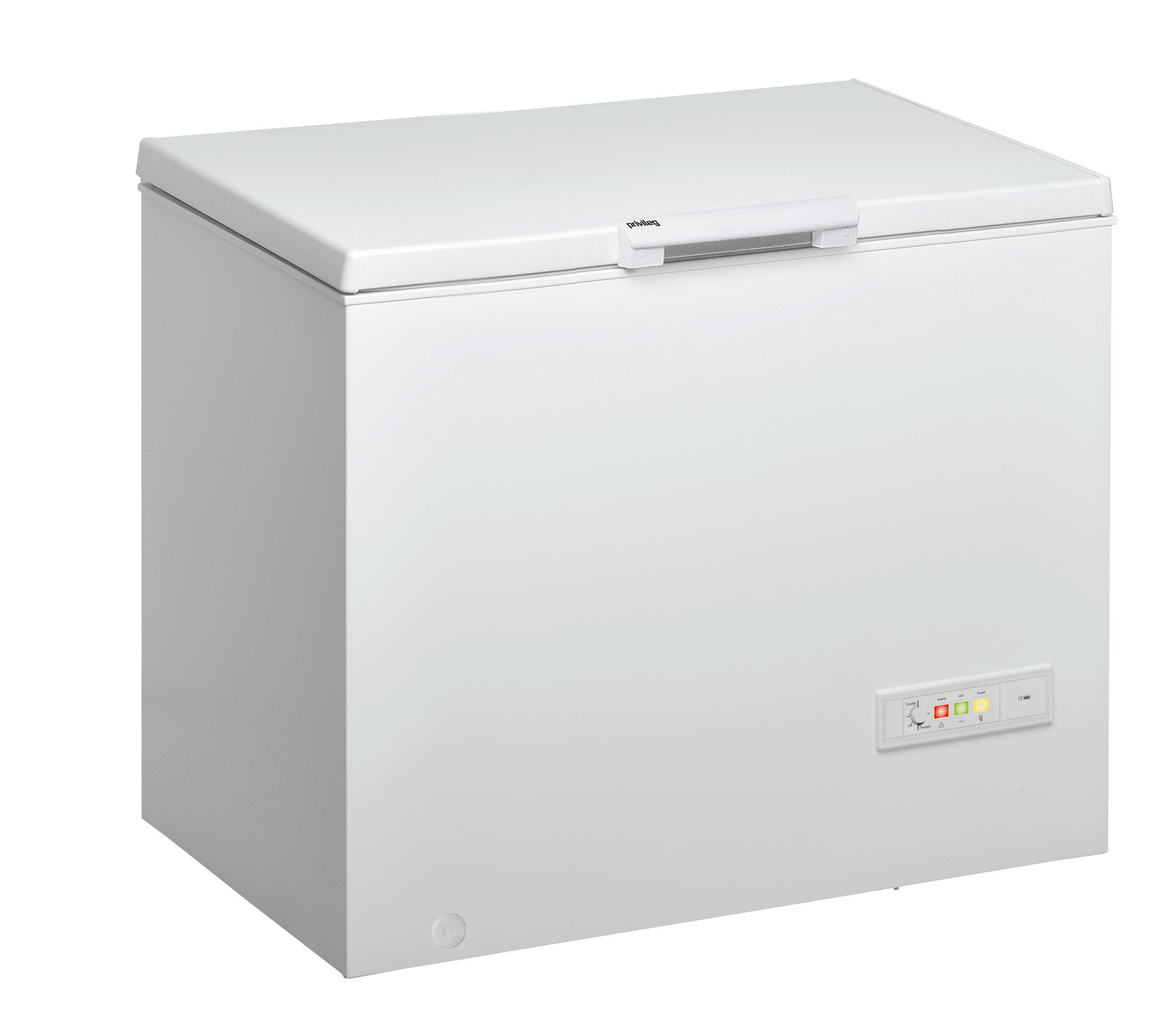 Gefriertruhe Pfh Weiß Bxhxt: 101x91,6x69,8cm Mit Beleuchtung - Weiß, Basics, Kunststoff/Metall (101/91,6/69,8cm) - Privileg