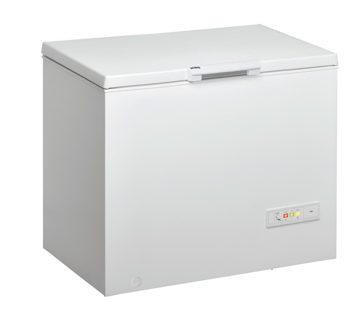 Gefriertruhe Pfh Weiß Bxhxt: 101x91,6x69,8cm Mit Beleuchtung - Weiß, Basics, Kunststoff/Metall (101/91,6/69,8cm) - Privileg