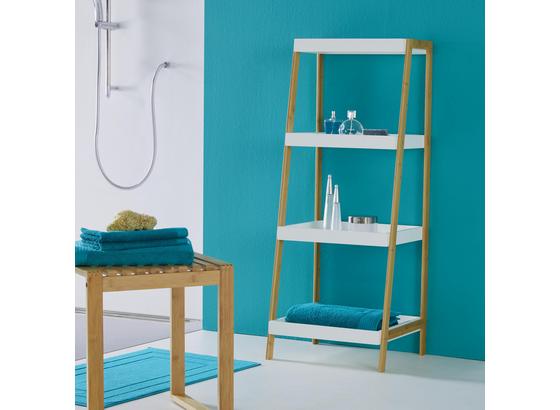 Regal Mirella - bílá/barvy buku, Moderní, dřevo (44/110/37cm) - Modern Living Regal Mirella - bílá/barvy buku, Moderní, dřevo (44/110/37cm) - Modern Living