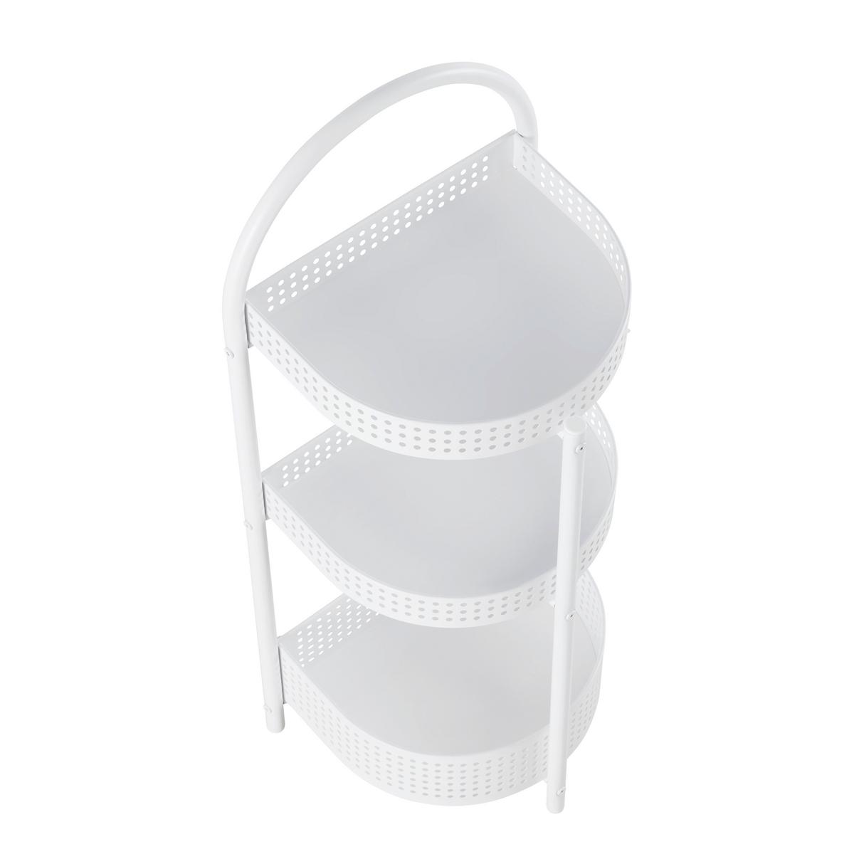REGÁL ANCONA -EXKLUSIV/SB- - bílá, Moderní, kov (34/84.5/28cm) - Mömax