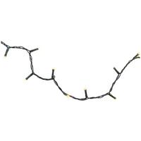 SVĚTELNÝ ŘETĚZ MOL - tmavě zelená, Romantický / Rustikální, plast (1195cm) - Mömax