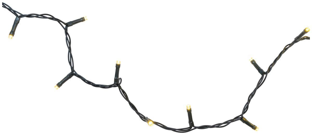 SVĚTELNÝ ŘETĚZ MOL - tmavě zelená, Romantický / Rustikální, plast (1195cm) - Mömax