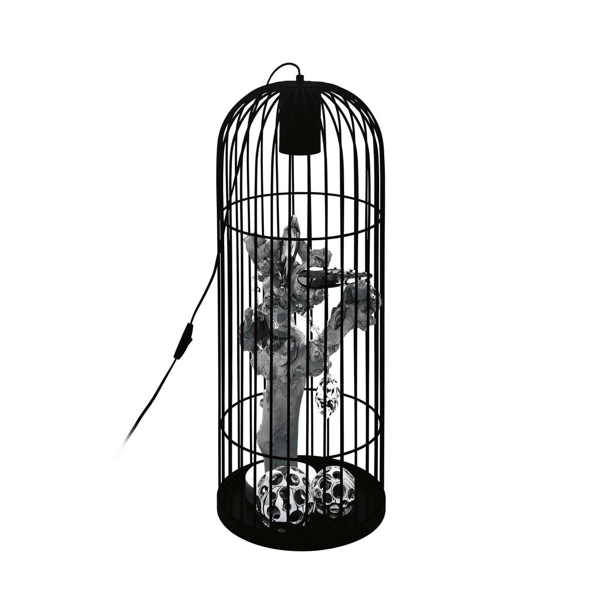 Tischleuchte 43389* Latchely - Schwarz, Design, Metall (27,5/72cm) - Eglo