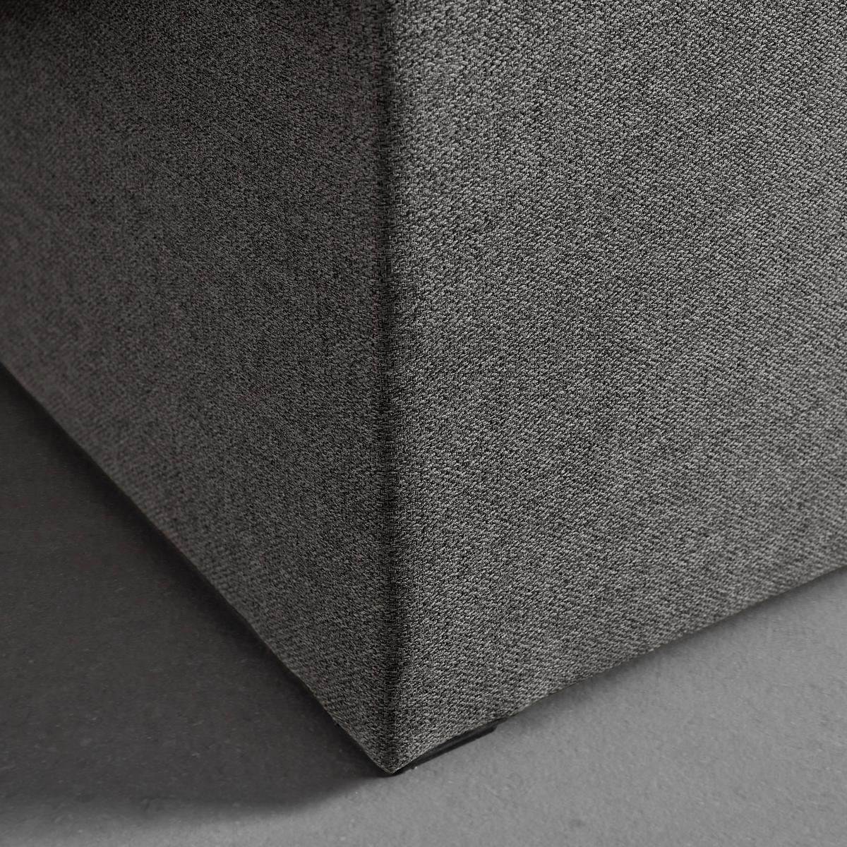 Boxspring posteľ s topperom Rosa 140x200 cm, tmavosivá - čierna/sivá, Modern, drevo/kompozitné drevo (140/200cm) - Bessagi Home