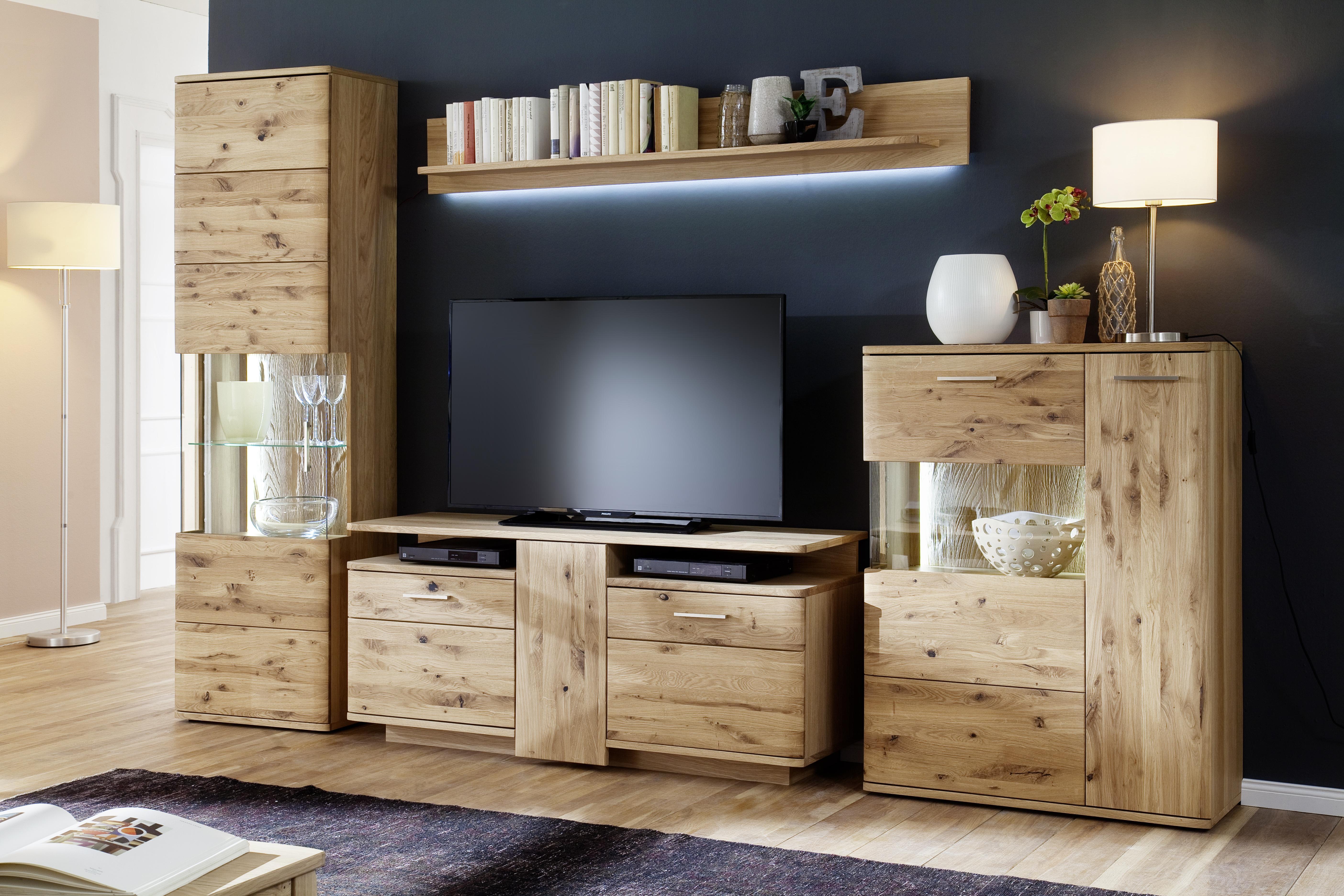 Wandboard mit Echtholz-Furnier aus Eiche