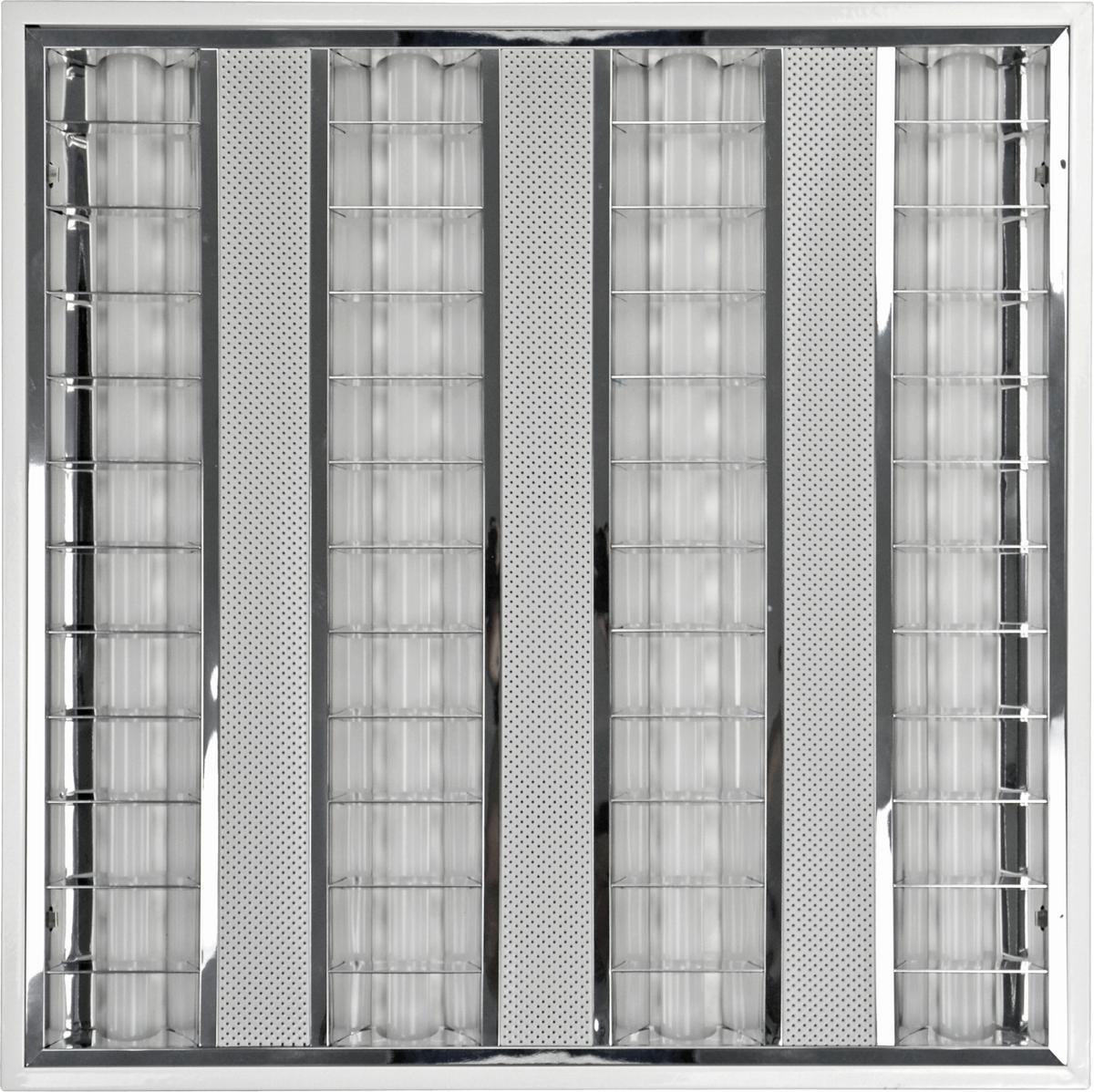 LED-DECKENLEUCHTE 2414501420196 - Weiß, Basics, Metall (62/62/4cm)