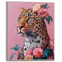 BILD Fashion Leopard 40x50 cm - Schwarz/Braun, Trend, Holzwerkstoff (40/50cm) - Reinders!
