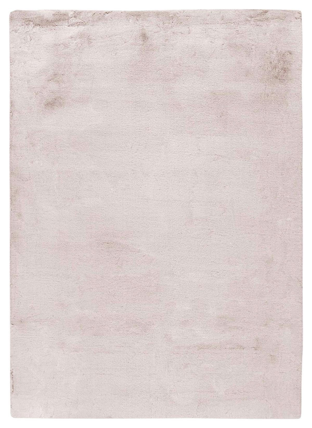 Hochflorteppich Saika 100 - Creme/Weiß, KONVENTIONELL, Textil (120/170cm)