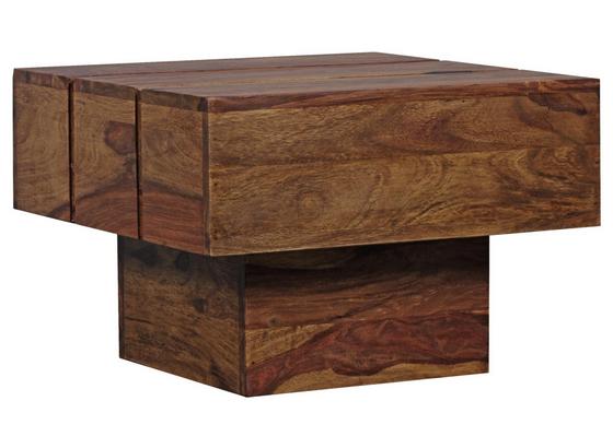 Beistelltisch Sira L: ca. 44 cm - Sheeshamfarben, Design, Holz (44/44/30cm) - Carryhome Beistelltisch Sira L: ca. 44 cm - Sheeshamfarben, Design, Holz (44/44/30cm) - Carryhome