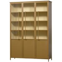 Vitrine Exhibit Honig B: 140 cm - Honig, Design, Glas/Metall (140/200/40cm) - Livetastic