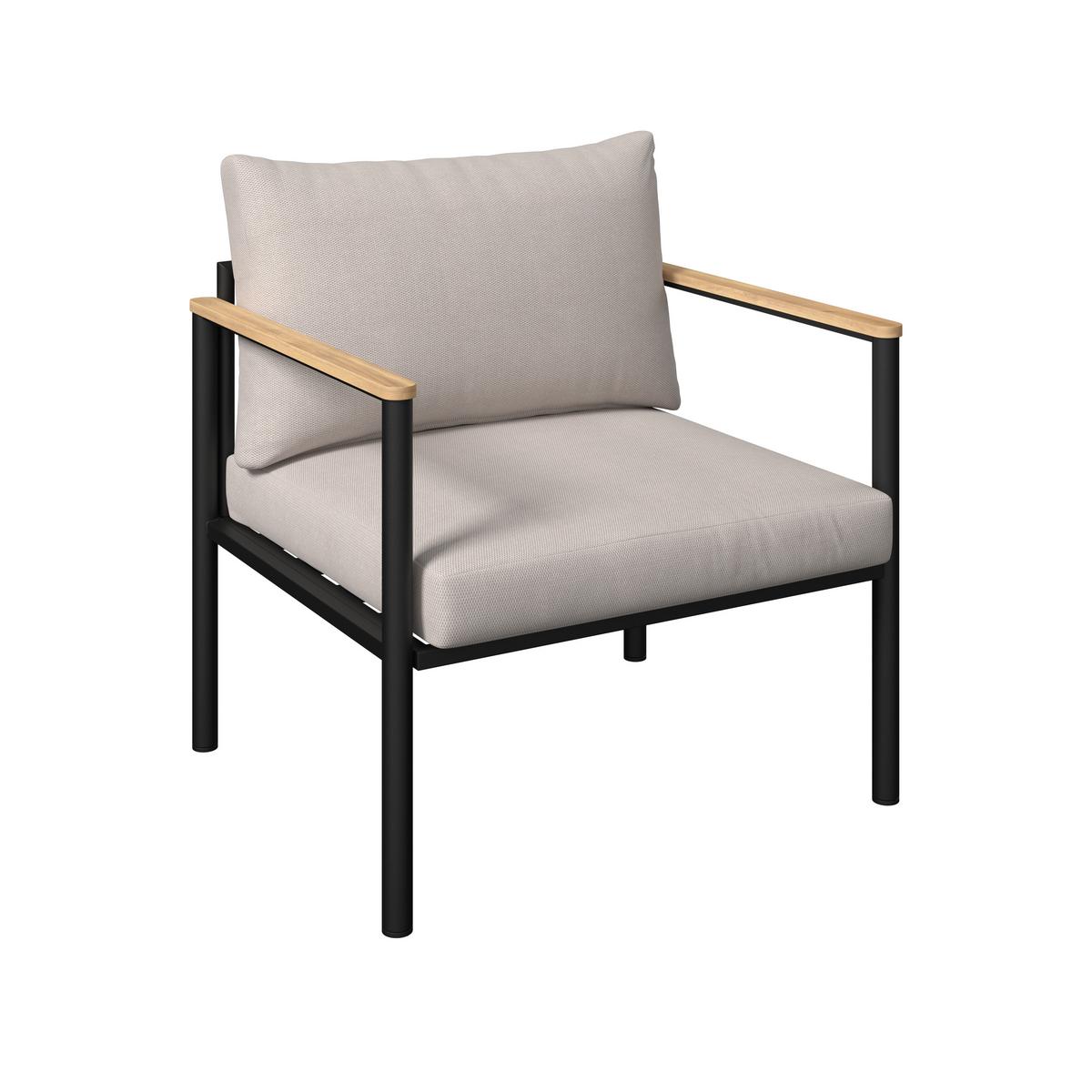 Loungegarnitur Tampa - Braun, MODERN, Holz/Textil (135,5/82/68cm) - Beldano