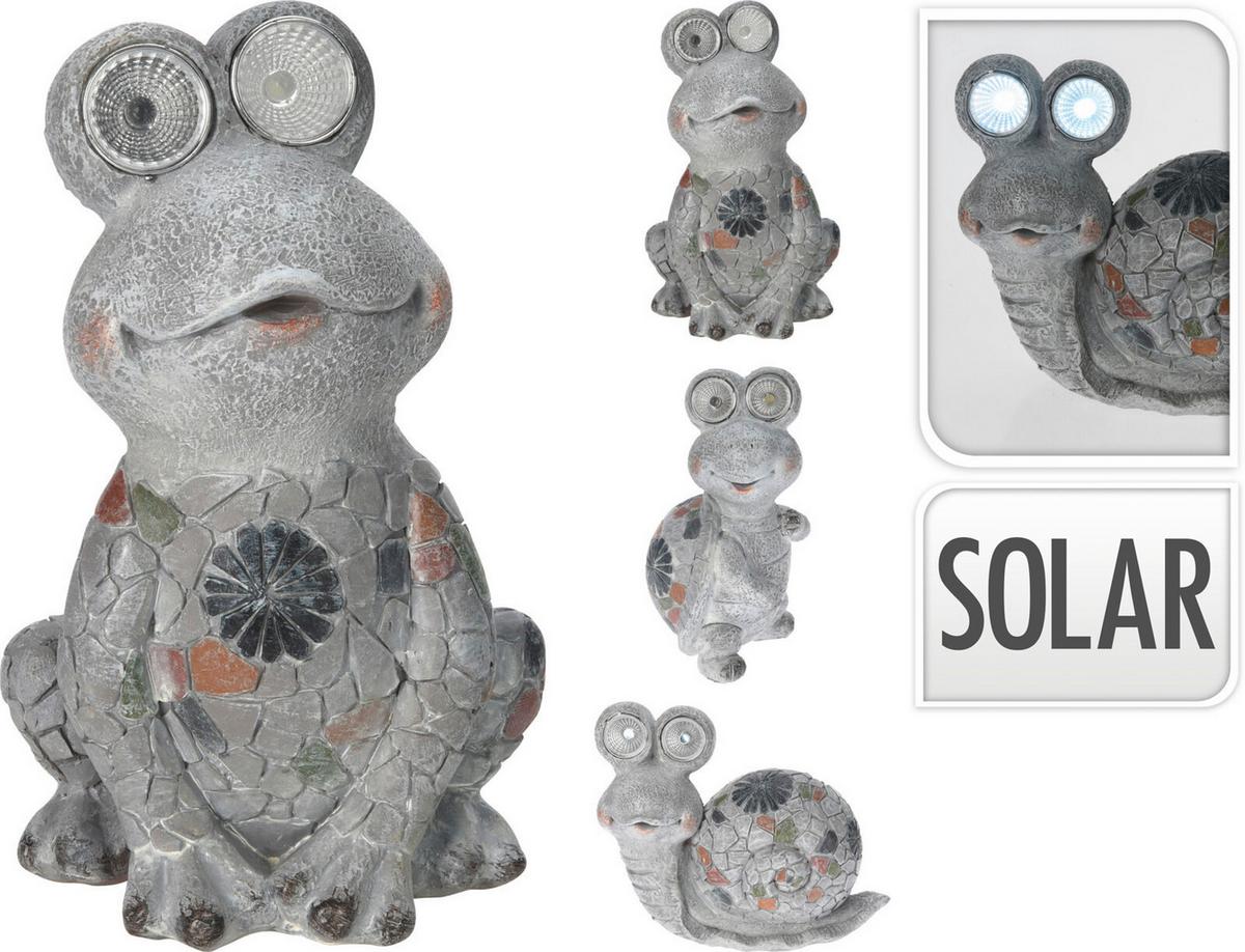 Szolárlámpa 3 Féle Állatforma - Basics, műanyag (14/7/11cm)