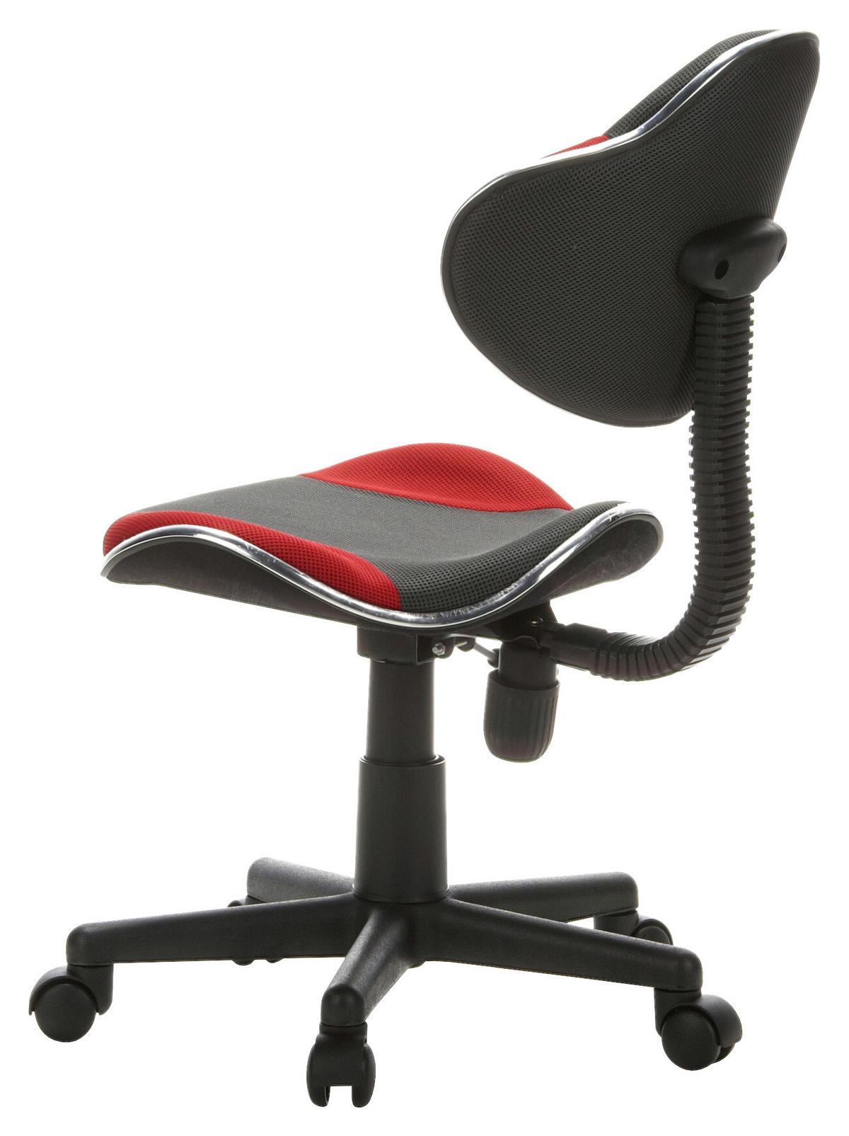 Jugenddrehstuhl Kiddy Gti 2 Rot/grau - Rot/Grau, Basics, Kunststoff (45/86-101/42cm) - MID.YOU