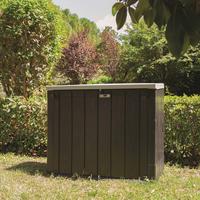 Geräteschrank Store Away Anthrazit/Hellgrau versperrbar - Anthrazit/Hellgrau, Basics, Kunststoff (129,5/111/74,5cm)