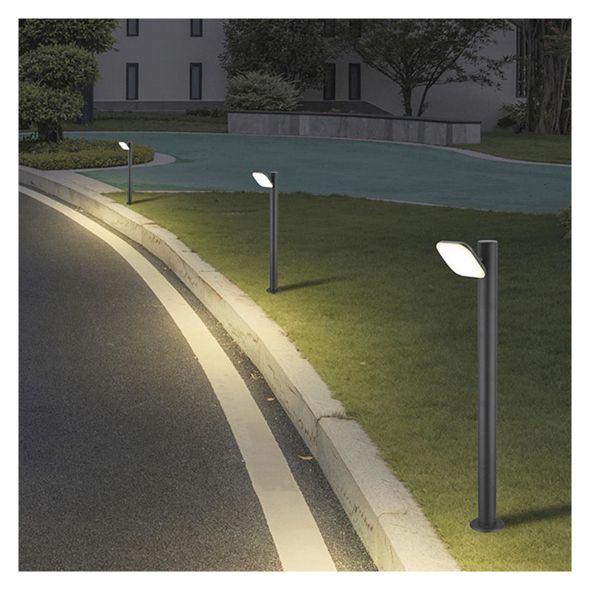 VONKAJŠIE LED SVIETIDLO NIKA - antracitová, Modern, kov/plast