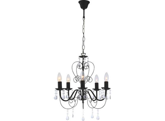 Hängeleuchte Pinja - Schwarz, KONVENTIONELL, Kunststoff/Metall (44/150cm) Hängeleuchte Pinja - Schwarz, KONVENTIONELL, Kunststoff/Metall (44/150cm)