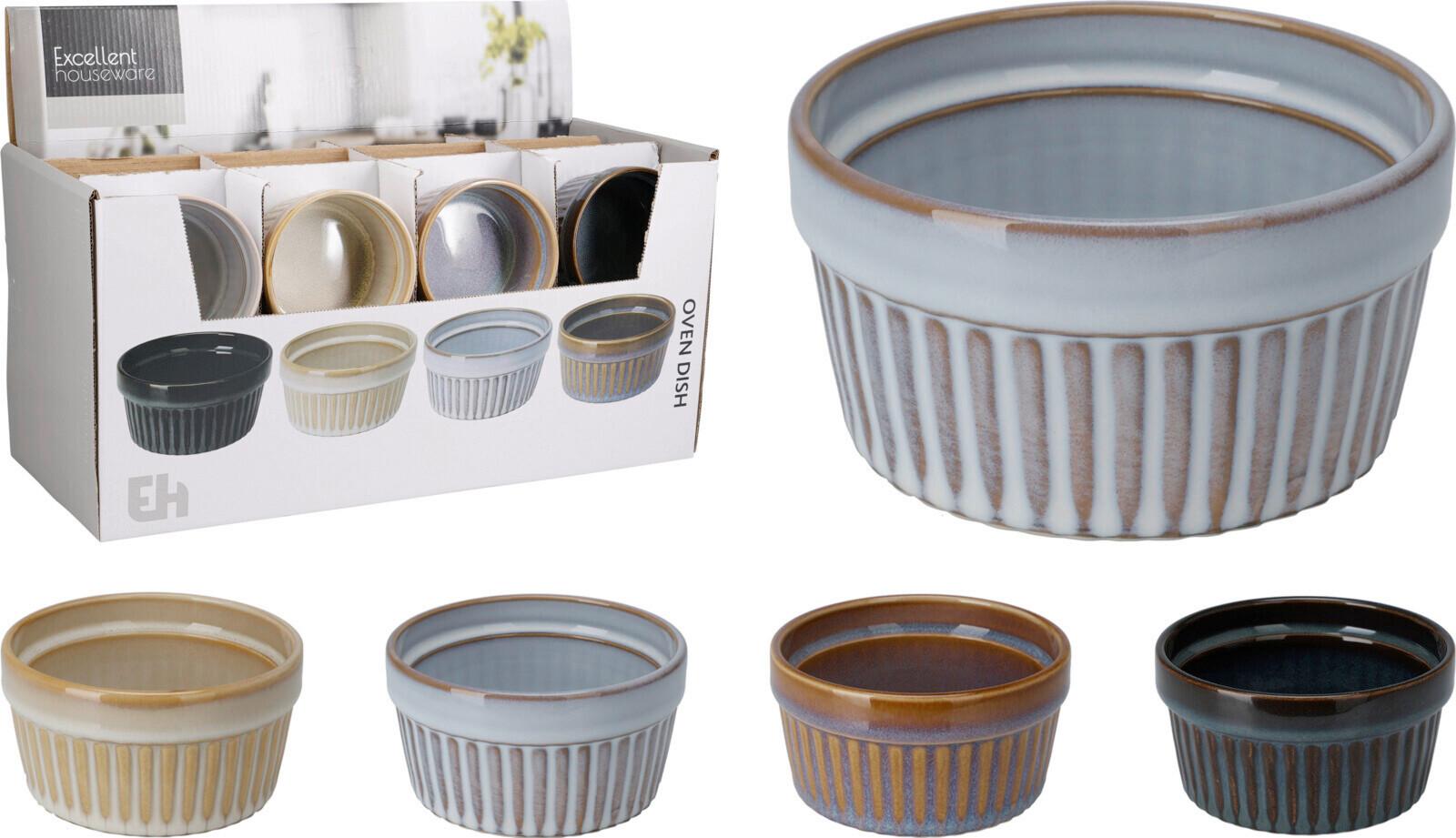 Zapekacia misa EDNA - pink/krémová, Basics, keramika (200ml)