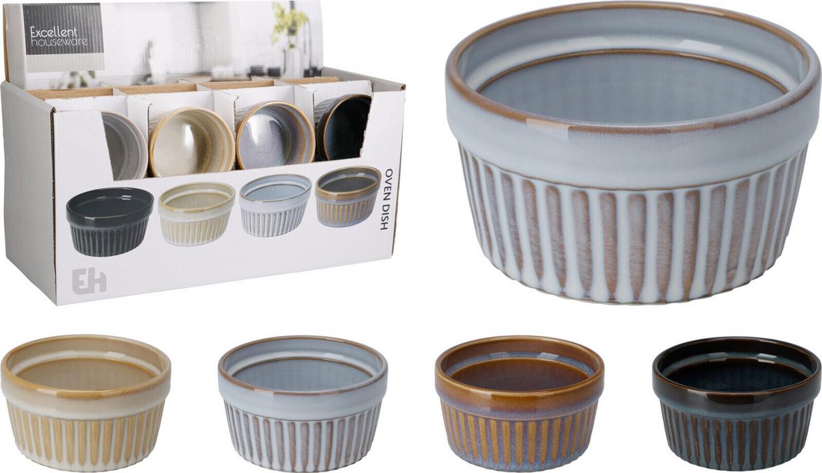 Zapekacia misa EDNA - pink/krémová, Basics, keramika (200ml)