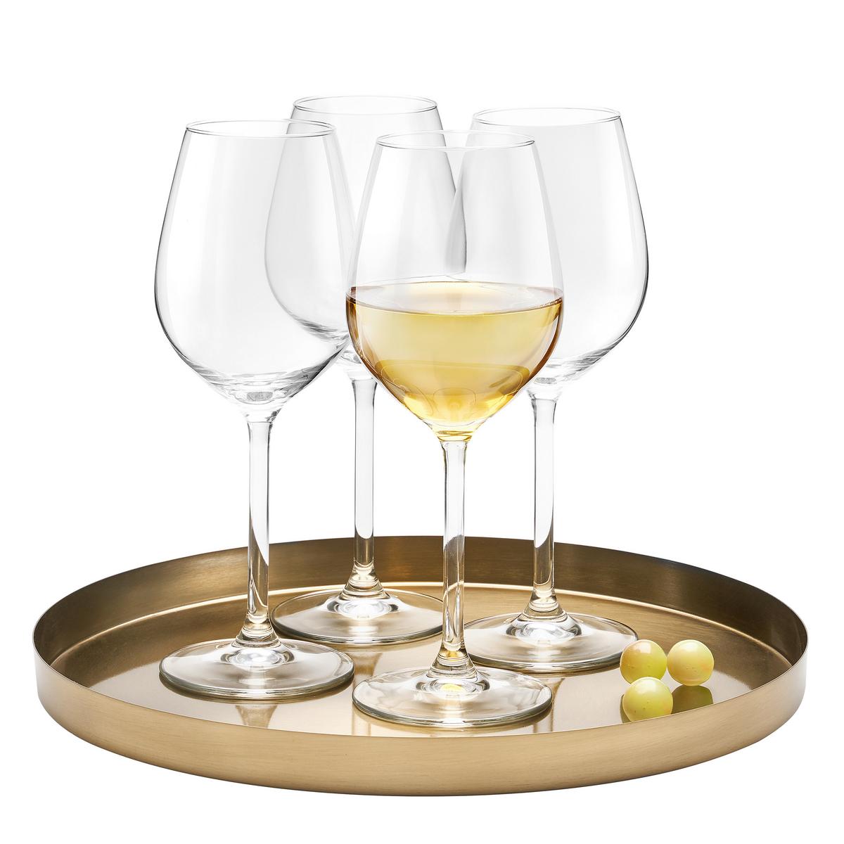 GLÄSERSET 8x22,2 cm, 380 ml - Klar, Basics, Glas (8/22,2cm) - Van Well