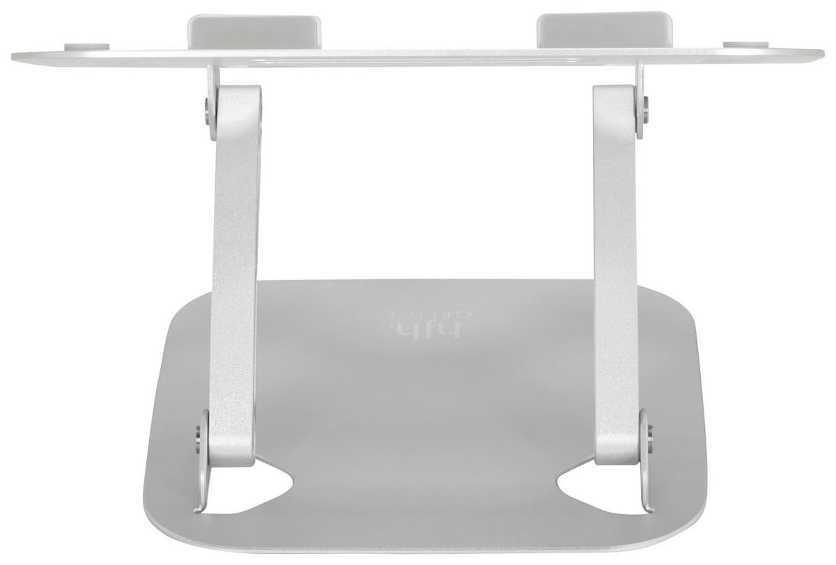 Laptop-halterung Stand Silberfarben Höhenverstellbar - Silberfarben, Basics, Metall (27/5,5/22cm) - MID.YOU