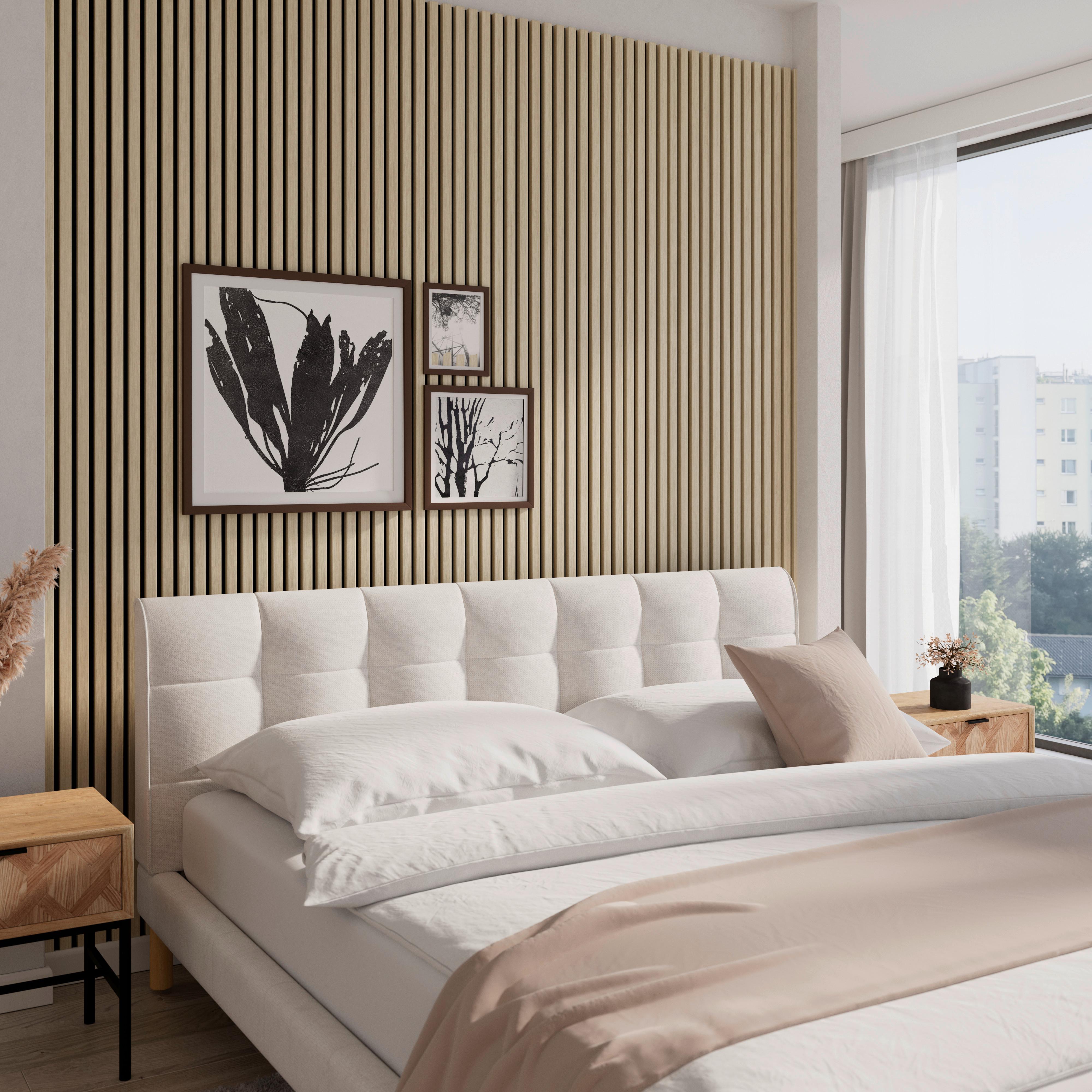 Akustický panel Rico, 60x240 - farba duba, Modern, drevo/kompozitné drevo (60/240/2,1cm)